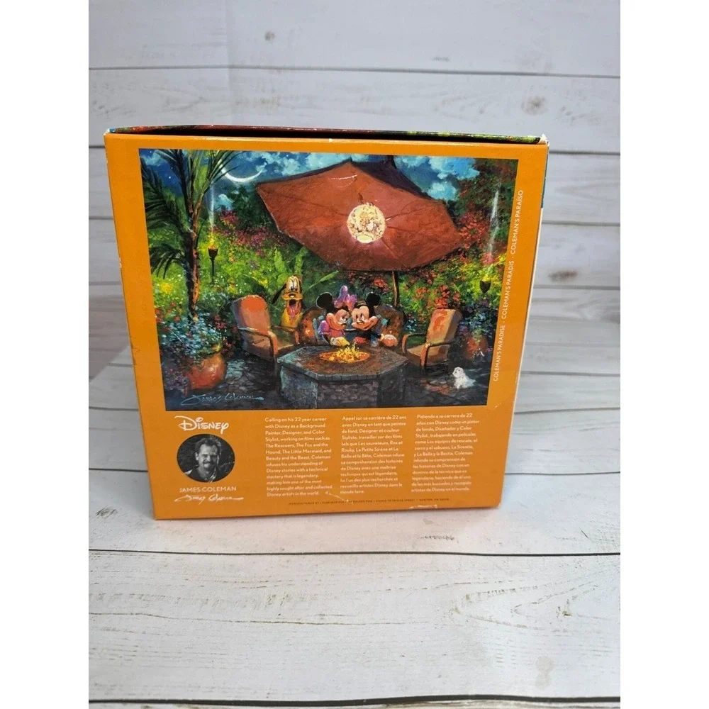 Ceaco Disney Fine Art Mickey Minnie Coleman Paradise 1000pc‎ Jigsaw Puzzle